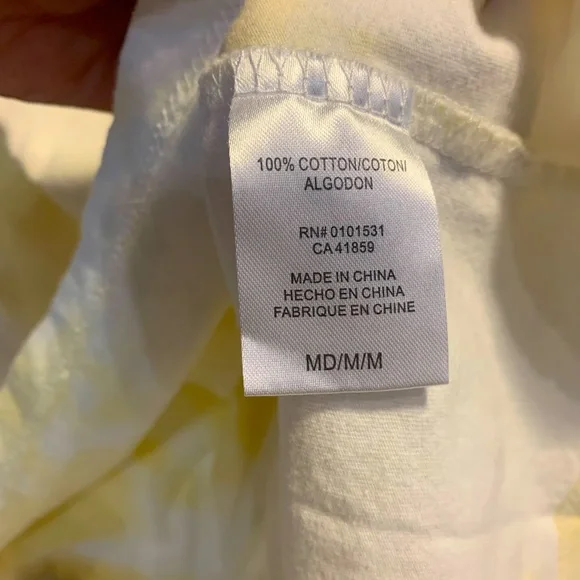 Bart Simpson- Skateboarding Yellow Tye Dye Tee Tshirt Sz:M The Simpson- unisex - Picture 5 of 12